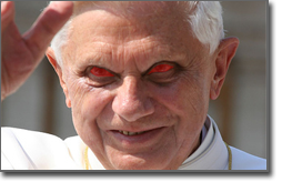 Pictured: the Pope.