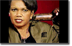 Pictured: the cover of Condoleezza Rice's forthcoming rap album.