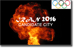 Pictured: Iran's campaign poster.